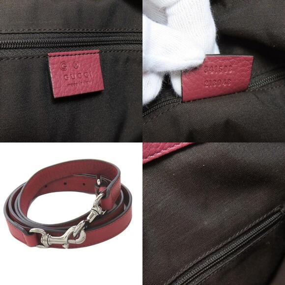 GUCCI Pink Leather Tote Bag - Picture 6 of 11